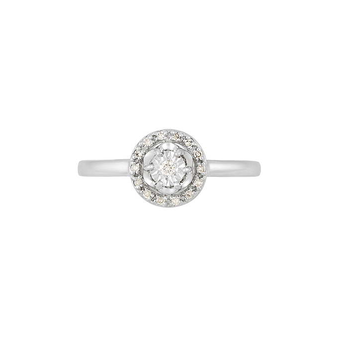 Кольцо из золота 585 пробы c бриллиантами, Л 1116 6710 за 20400