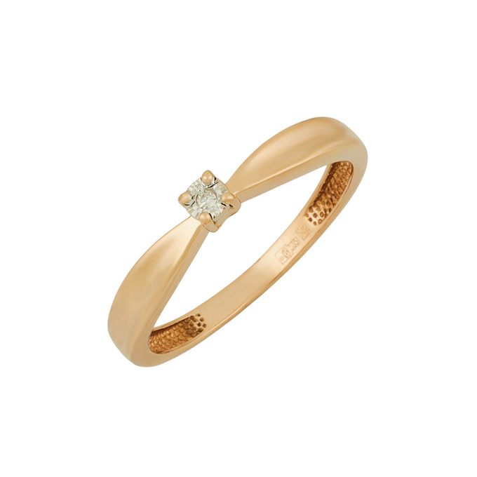 Кольцо из золота 585 пробы c бриллиантом, Л 5805 1900 за 20000