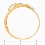 Кольцо из комбинированного золота 585 пробы c фианитами Л60018845 фото 4