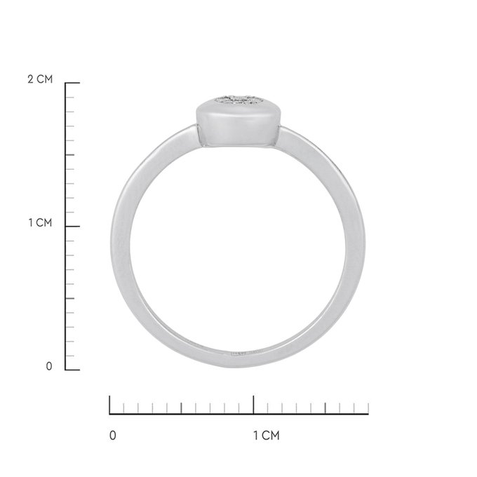 Кольцо из золота 585 пробы c бриллиантами, Л 6201 7553 за 15120