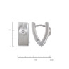 Серьги из золота 750 пробы с бриллиантами