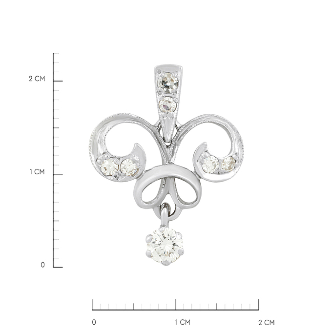 Подвеска из золота 750 пробы c бриллиантами, Л 3904 4536 за 54900