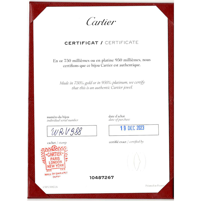 Браслет Cartier Juste un Clou