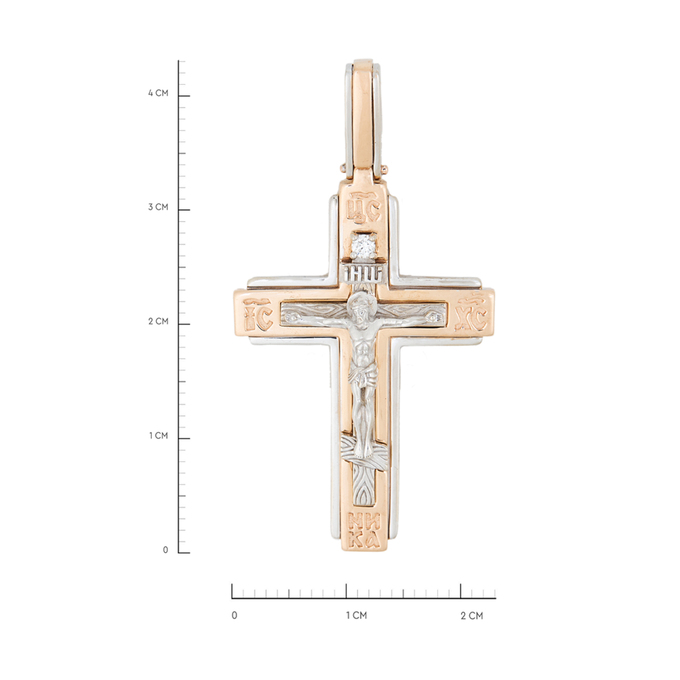Подвеска из золота 585 пробы c бриллиантом, Л 6102 7135 за 53520