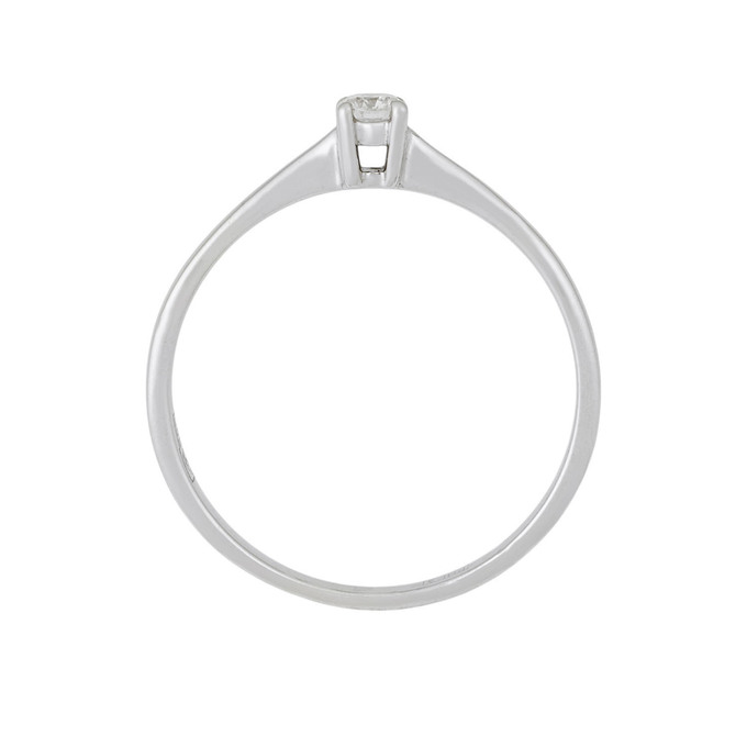 Кольцо из золота 585 пробы c бриллиантом, Л 2812 4307 за 21200