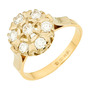 Кольцо из комбинированного золота 750 пробы c 7 бриллиантами Л19104622 фото 1