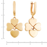 Серьги из красного золота 585 пробы