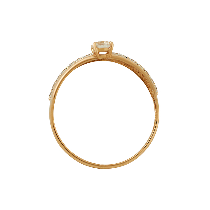 Кольцо из золота 585 пробы c фианитами, Л 4306 6929 за 15600