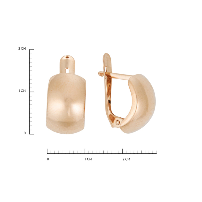 Серьги из золота 585 пробы