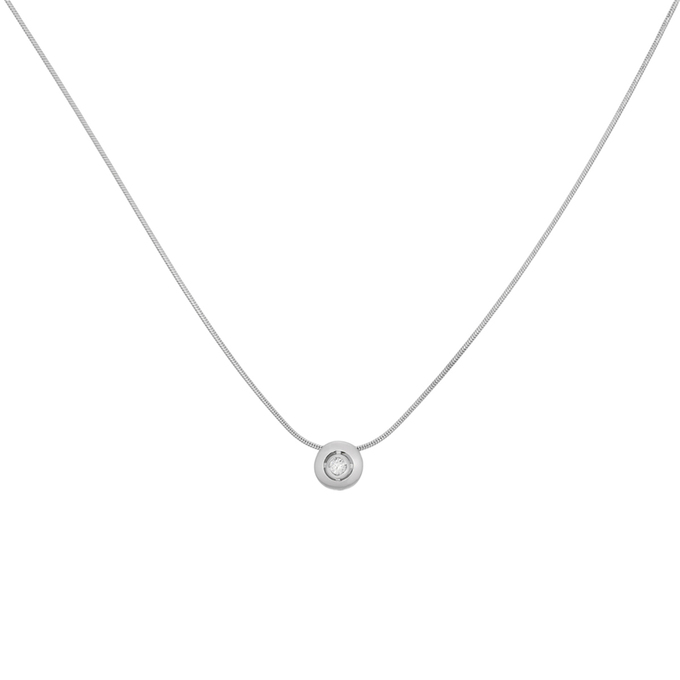 Колье из золота 585 пробы c бриллиантом, Л 0514 7996 за 66000