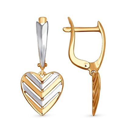 Серьги золото, 585, 3 к.,2,25 гр. (чистый вес 2,25 гр.)