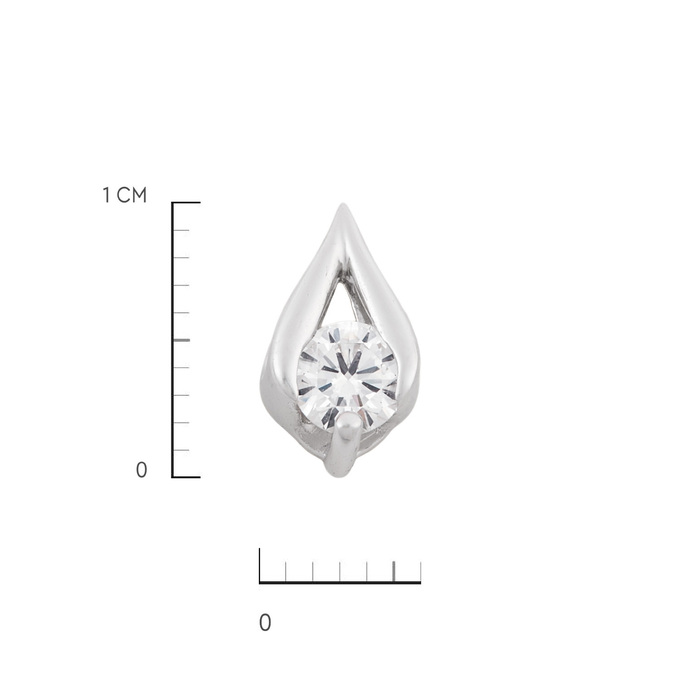 Подвеска из золота 585 пробы c бриллиантом