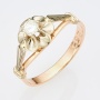 Кольцо из комбинированного золота 585 пробы c 1 бриллиантом Л52056487 фото 1