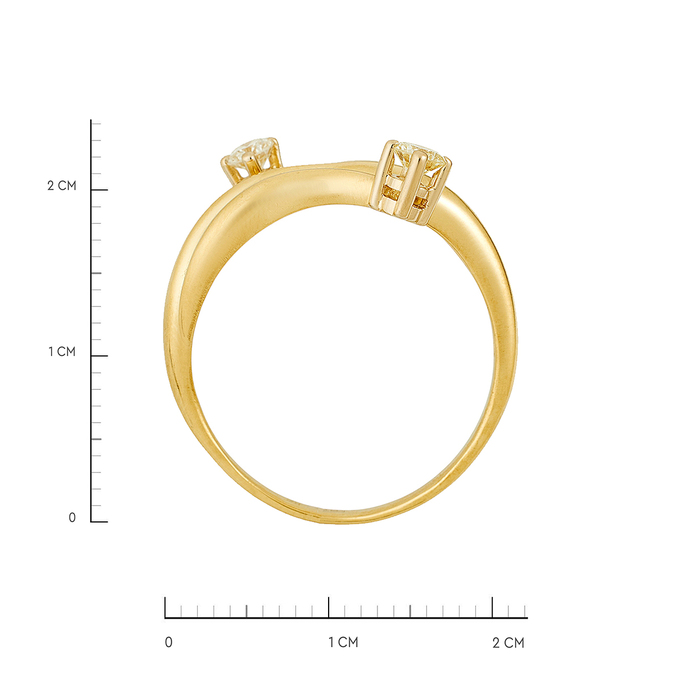 Кольцо из золота 750 пробы c бриллиантами, Л 2911 9543 за 92750