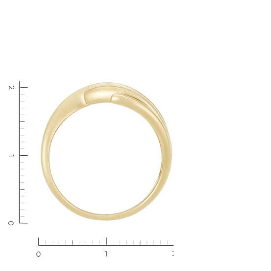 Кольцо из комбинированного золота 585 пробы c 7 бриллиантами, Л23127150 за 47920