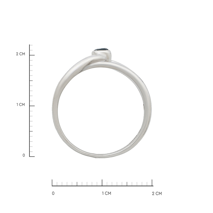 Кольцо из золота 585 пробы c сапфиром, Л 3704 8897 за 51800