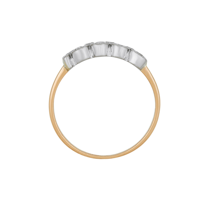 Кольцо из золота 585 пробы c бриллиантами, Л 1615 7891 за 47520