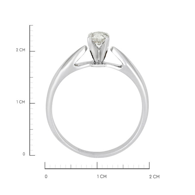 Кольцо из золота 585 пробы c бриллиантом, Л 2509 1322 за 59920