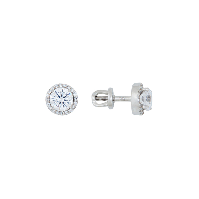 Серьги из золота 585 пробы c фианитами, Л 1115 9946 за 13600