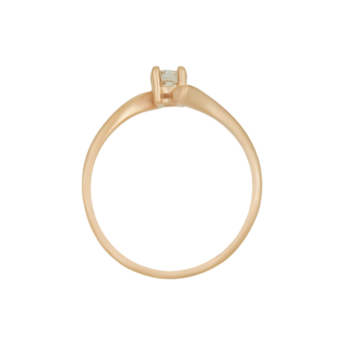 Кольцо из золота 585 пробы c бриллиантом, Л 3606 4337 за 20400