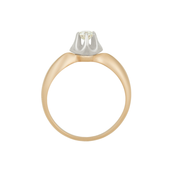 Кольцо из золота 585 пробы c бриллиантом, Л 6202 0721 за 58320