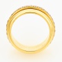 Кольцо из желтого золота 750 пробы c 35 бриллиантами Л28074958 фото 3