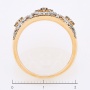 Кольцо из комбинированного золота 585 пробы c 112 бриллиантами Л08076071 фото 4