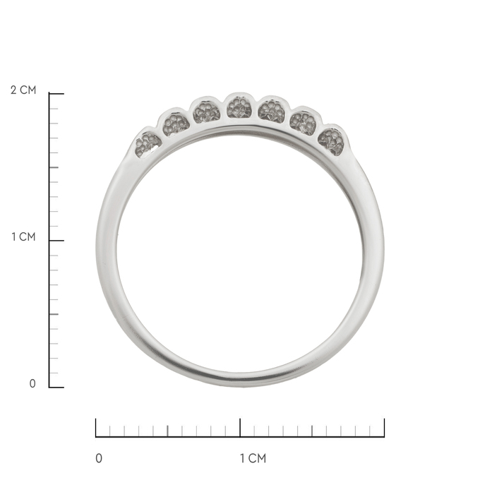 Кольцо из золота 585 пробы c бриллиантами, Л 0408 7373 за 51840