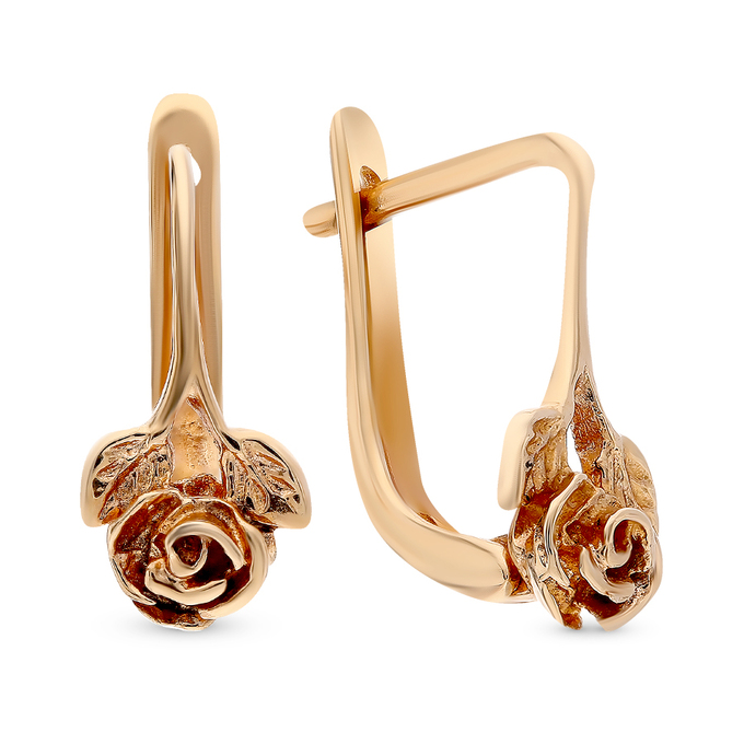 Серьги из золота 585 пробы