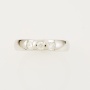 Кольцо из белого золота 585 пробы c 3 бриллиантами Л52055067 фото 2