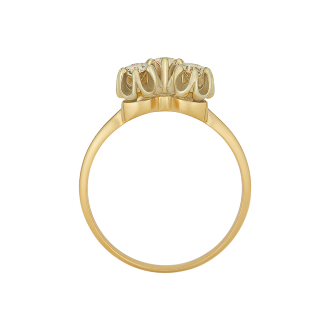 Кольцо из золота 585 пробы c бриллиантами, Л 1208 3883 за 94800