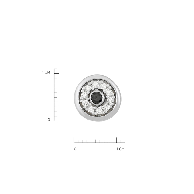 Подвеска из золота 585 пробы c бриллиантами