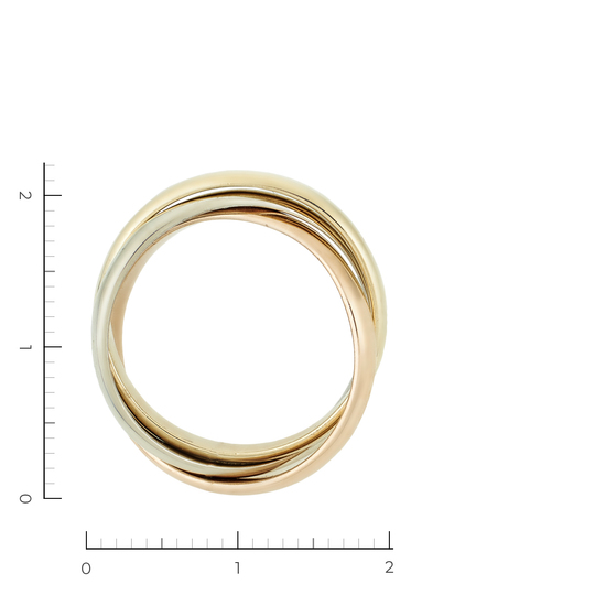 Кольцо из комбинированного золота 585 пробы, Л39006274 за 31560