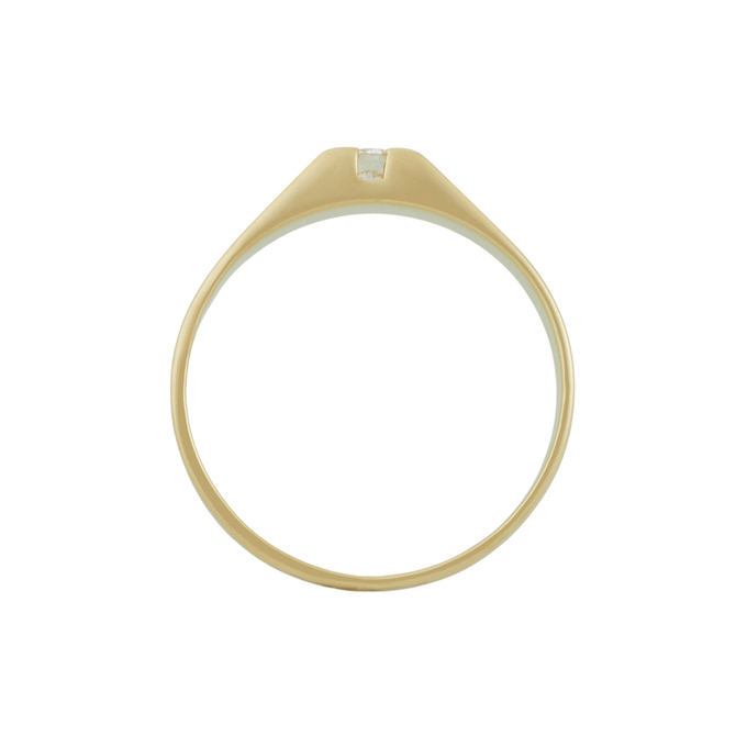 Кольцо из золота 585 пробы c бриллиантом, Л 0406 6773 за 24720