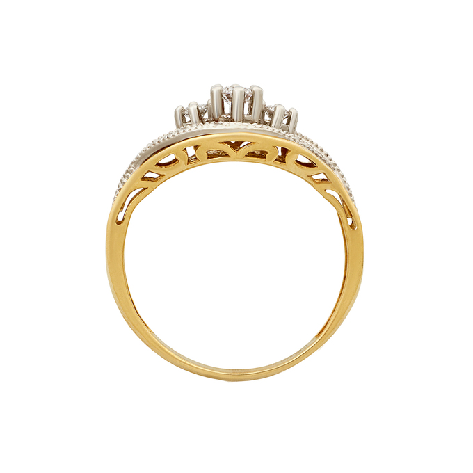 Кольцо из золота 585 пробы c бриллиантами, Л 2212 8279 за 58030