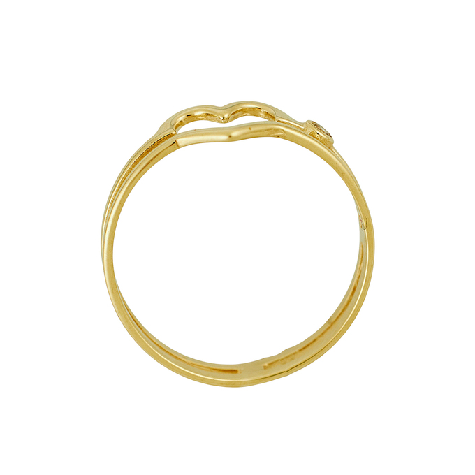 Кольцо из золота 585 пробы c фианитом, Л 3309 7095 за 15040