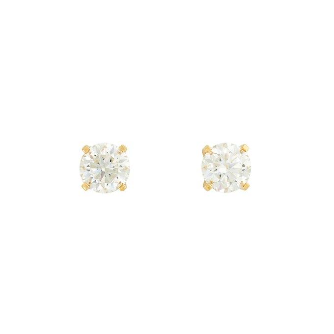 Серьги из золота 750 пробы с муассанитами, Ц О007 6182 за 104000