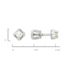 Серьги из золота 585 пробы с бриллиантами