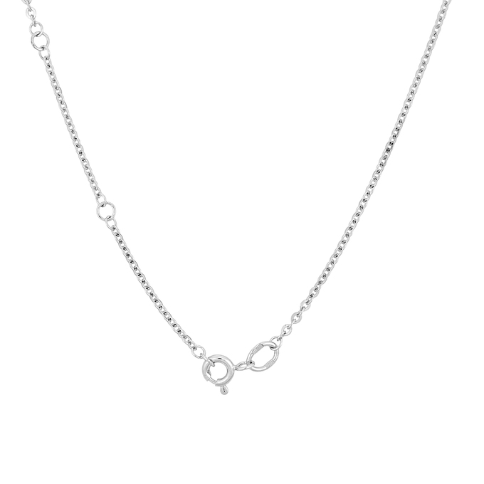 Колье из золота 585 пробы c диффузионными сапфирами и бриллиантами, Л 2812 4067 за 110000