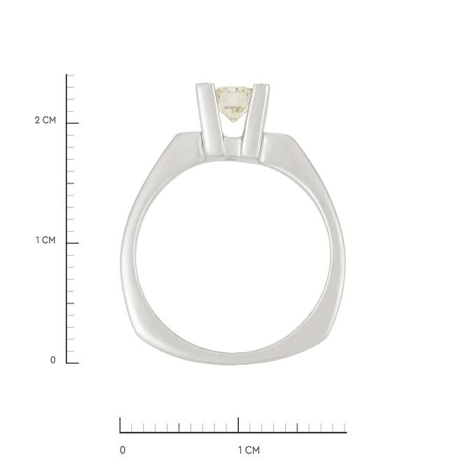 Кольцо из золота 585 пробы c бриллиантами, Л 2812 0130 за 135920