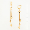 Серьги из красного золота 585 пробы