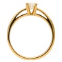 Кольцо из желтого золота 585 пробы c 1 бриллиантом 004250 фото 2
