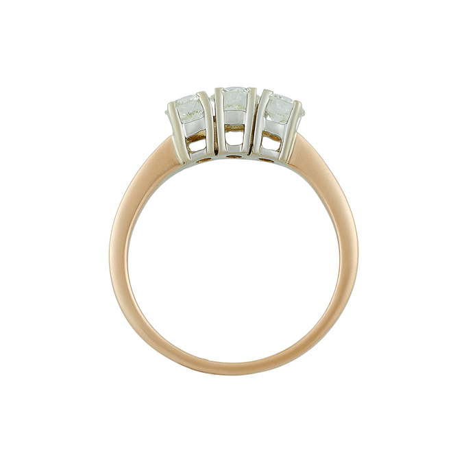 Кольцо из золота 585 пробы c бриллиантами, Л 2809 7526 за 209000