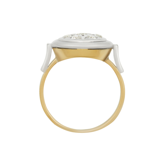 Кольцо из золота 750 пробы c бриллиантами, Л 0408 7390 за 126000