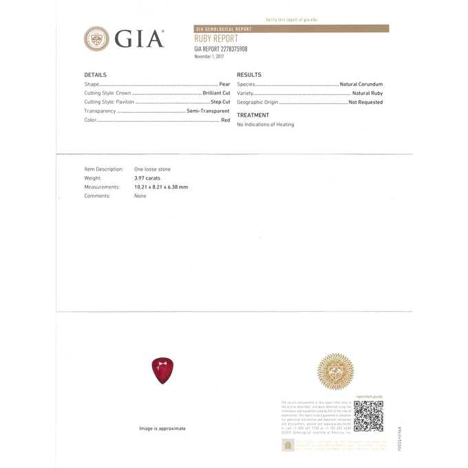 Кольцо из золота 750 пробы c рубинами и бриллиантами, Л 2811 7612 за 650000