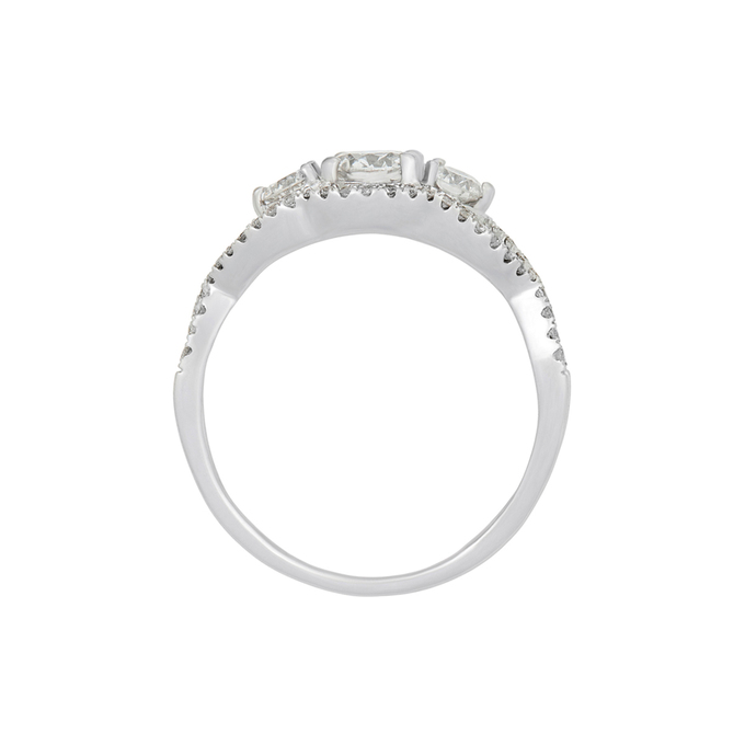 Кольцо из золота 585 пробы c бриллиантами, Л 2811 7130 за 130000