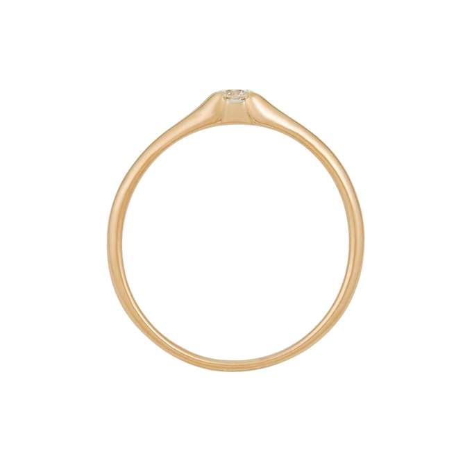 Кольцо из золота 585 пробы c бриллиантом, Л 2811 8359 за 38000