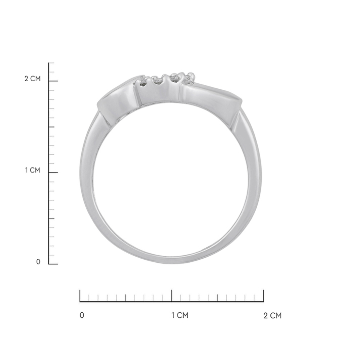 Кольцо из золота 585 пробы c бриллиантами, Л 7303 3925 за 38400