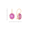 Серьги из золота 583 пробы c 2 корундами