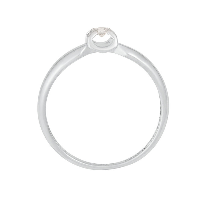 Кольцо из золота 585 пробы c бриллиантом